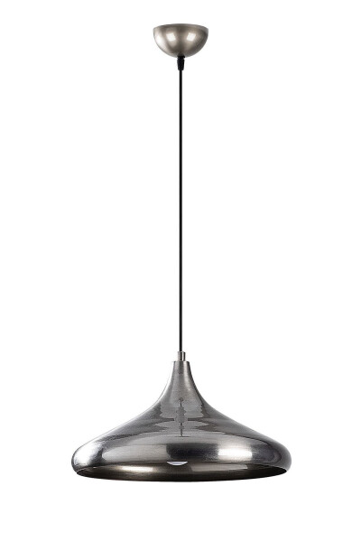 Retro Rustic Model Modern Metal Single Chrome Pendant Light Cafe - 2