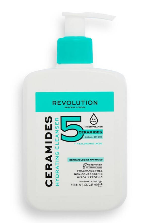 Revolution Ceramides Namlantirishni Ta'minlovchi Tozalovchi Vositasi 236ml - 3