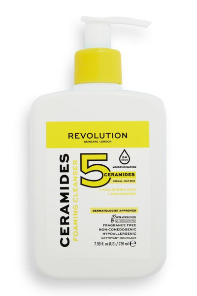 Revolution Seramidli Köpüren Yüz Temizleyici 236ml - 2