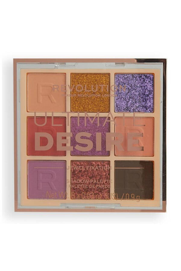 REVOLUTION ULTIMATE DESIRE EYE SHADOW PALETTE JEWEL FIX - 8