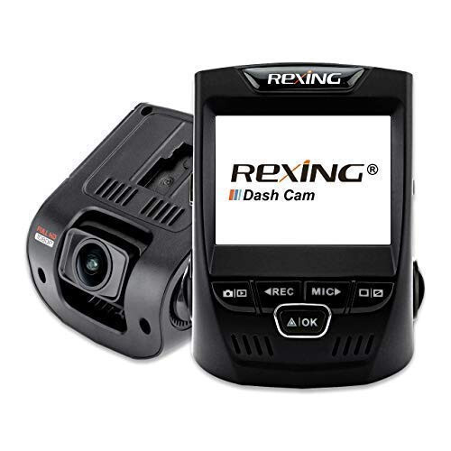 Rexing V1 Basic Dash Cam 1080P FHD DVR Araç Sürüş Kaydedici, 2.4