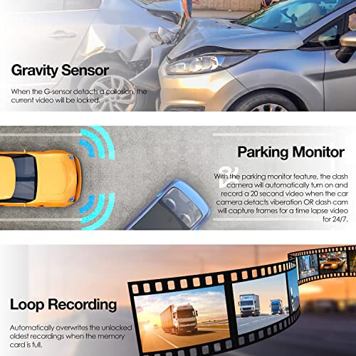 RexingUSA V1-4K Ultra HD GPS Car Dash Cam with Wi-Fi 2.4” LCD Screen | 170° Wide Angle Dashboard Camera Recorder with G-Sensor | WDR | Loop Recording | Supercapacitor | Mobile App | 256GB Supported - 10