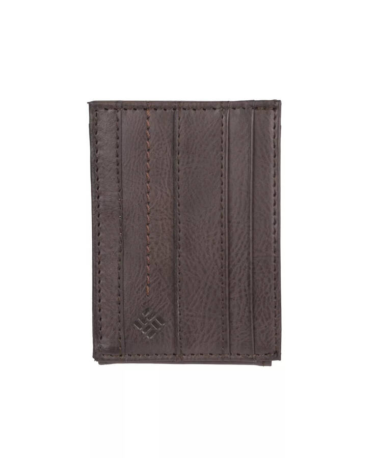 RFID Slim Front Pocket Men's Wallet Brown - 1