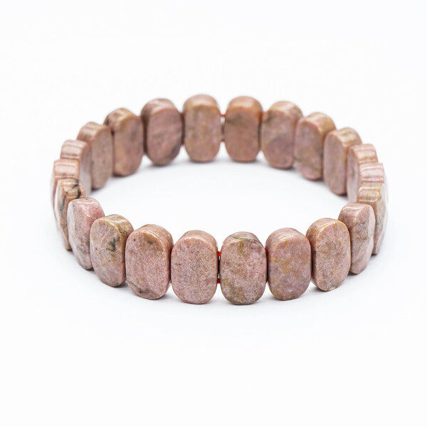 Rhodonite Natural Stone Rolex Women's Bracelet - 10