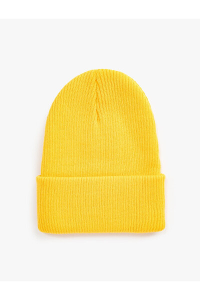 Ribbed knit beanie - 1