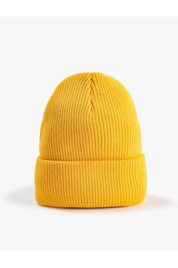 Ribbed knit beanie - 3