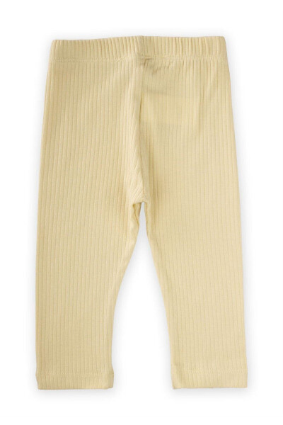 Ribbed Leggings 0-5 Years Yellow - 5