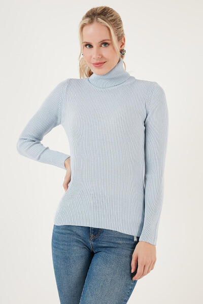 Ribbed Regular Fit Fisherman Neck Soft Acrylic Sweater 4614102 - 17