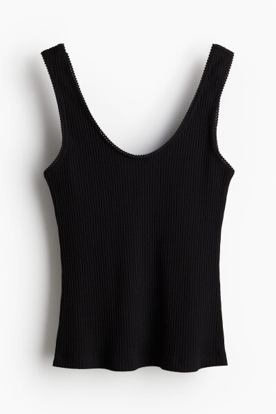 Ribbed Sleeveless Top - 4