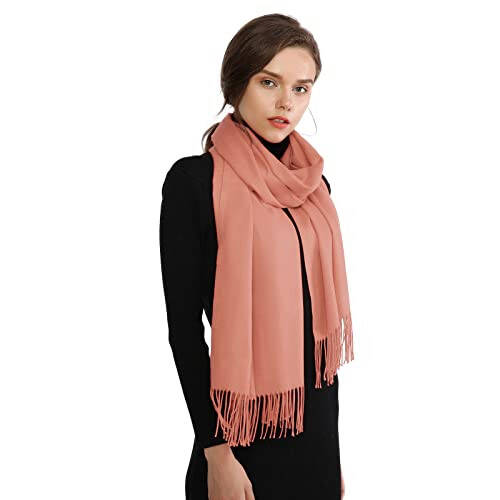 RIIQIICHY Women's Scarf Pashmina Shawls and Wraps for Evening Dress Bridesmaid Wedding Bridal Winter Warm Long Large Scarves - 1