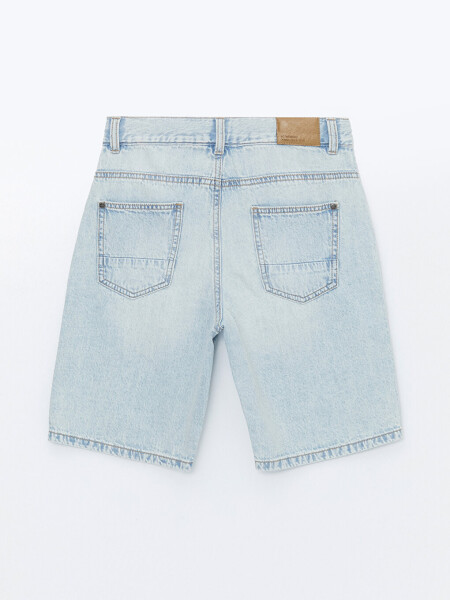 Ripped Detail Boys Jean Shorts - 4