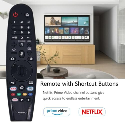 Riry New Universal LG Remote LG Smart TV Magic Remote with Voice and Pointer Function Universal LG Remote for LG UHD OLED QNED NanoCell 4K 8K Models Netflix and Prime Video Hot Keys, Google/Alexa - 11