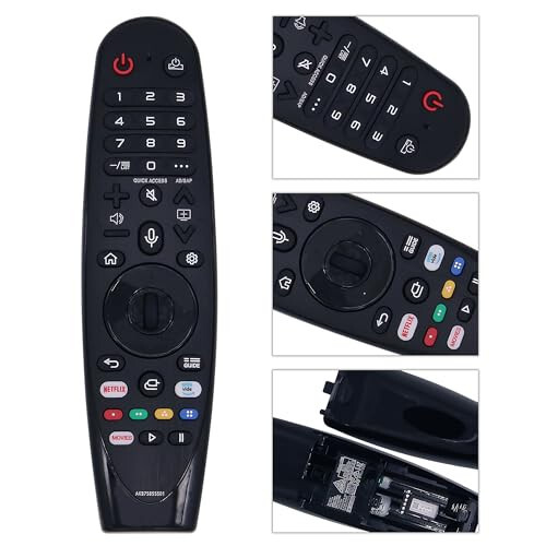 Riry New Universal LG Remote LG Smart TV Magic Remote with Voice and Pointer Function Universal LG Remote for LG UHD OLED QNED NanoCell 4K 8K Models Netflix and Prime Video Hot Keys, Google/Alexa - 2