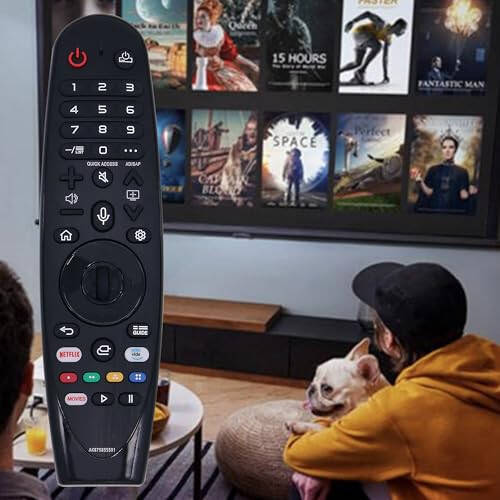 Riry Новый Универсальный Пульт ДУ LG LG Smart TV Magic Remote с Голосовым Управлением и Функцией Указателя Универсальный Пульт ДУ LG для LG UHD OLED QNED NanoCell 4K 8K Моделей Netflix и Prime Video Быстрые Кнопки, Google/Alexa - 6