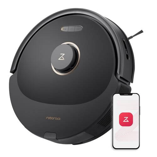 roborock Q8 Max Robot Vacuum and Mop Cleaner, DuoRoller Brush, 5500Pa Strong Suction, Lidar Navigation, Obstacle Avoidance, Multi-Level Mapping, Perfect for Pet Hair - 1