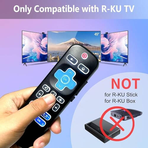 Roku TV'ler için özel tasarlanmış, TCL, Hisense, Onn, Sharp, Element, Westinghouse ve Philip Roku serisi akıllı TV'lerle uyumlu yeni evrensel TV uzaktan kumandaları (Roku Stick veya Box için değil) (2'li paket) - 10