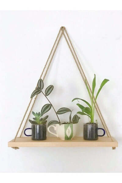 Rope Shelf Raw 35 cm Wall Decor - 2