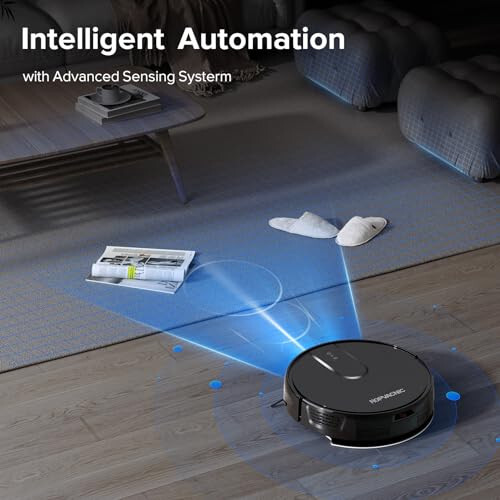 ROPVACNIC Robot Vacuum Cleaner Robot Vacuum and Mop Combo with 4000Pa Suction, Personalized Cleaning Adjustments, Self-Charging Robotic Vacuum Cleaner, Advanced Obstacle Avoidance, Black - 10