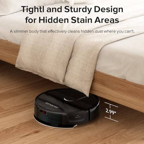 ROPVACNIC Robot Vacuum Cleaner Robot Vacuum and Mop Combo with 4000Pa Suction, Personalized Cleaning Adjustments, Self-Charging Robotic Vacuum Cleaner, Advanced Obstacle Avoidance, Black - 11