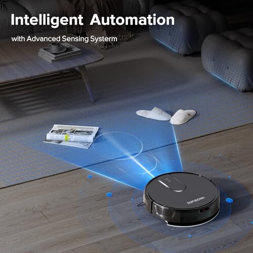 ROPVACNIC Robot Vacuum Cleaner Robot Vacuum and Mop Combo with 4000Pa Suction, Personalized Cleaning Adjustments, Self-Charging Robotic Vacuum Cleaner, Advanced Obstacle Avoidance - 5