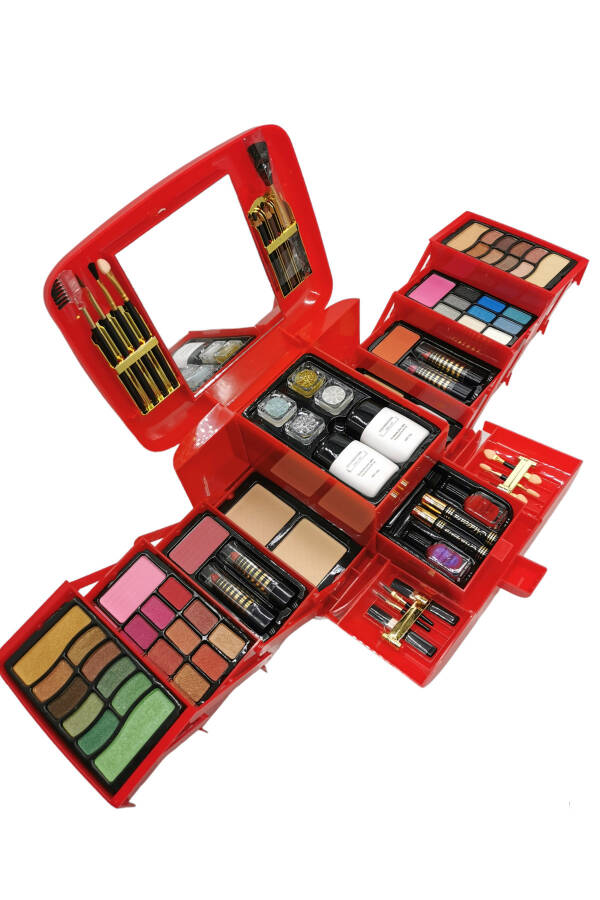 Rose Chest Model Large Size XXL Makeup Set - Dowry Makeup Set - 9