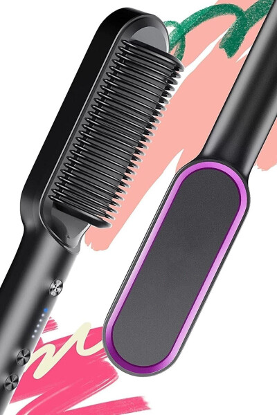 Rose Hair Styling and Hair Straightening Blow Brush - 9