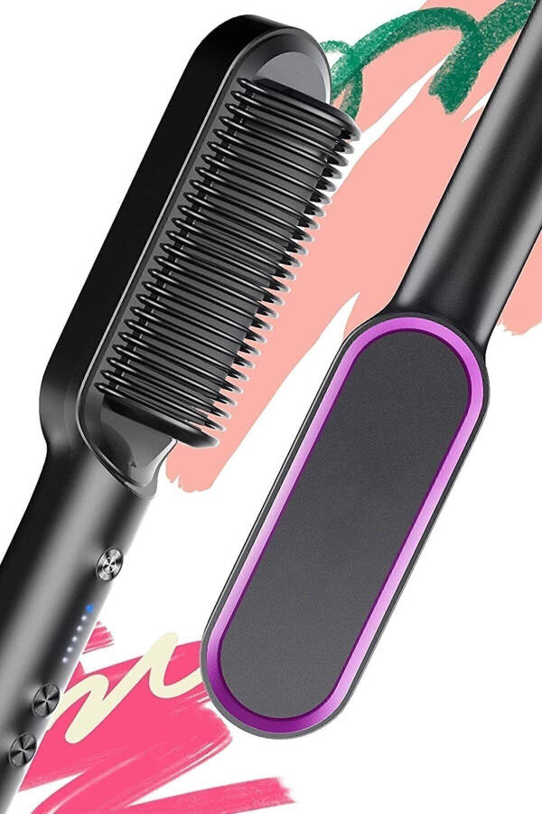 Rose Hair Styling and Hair Straightening Blow Brush - 1