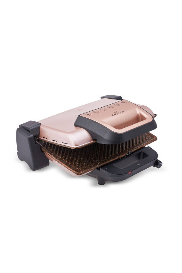 Rosegold Granit Izgara Ve Tost Makinesi 1800w - 5