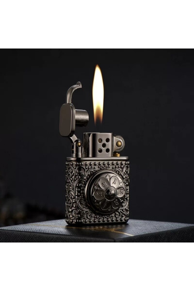 Rotating Table New Generation Unique Design Luxury Gas Lighter - 1