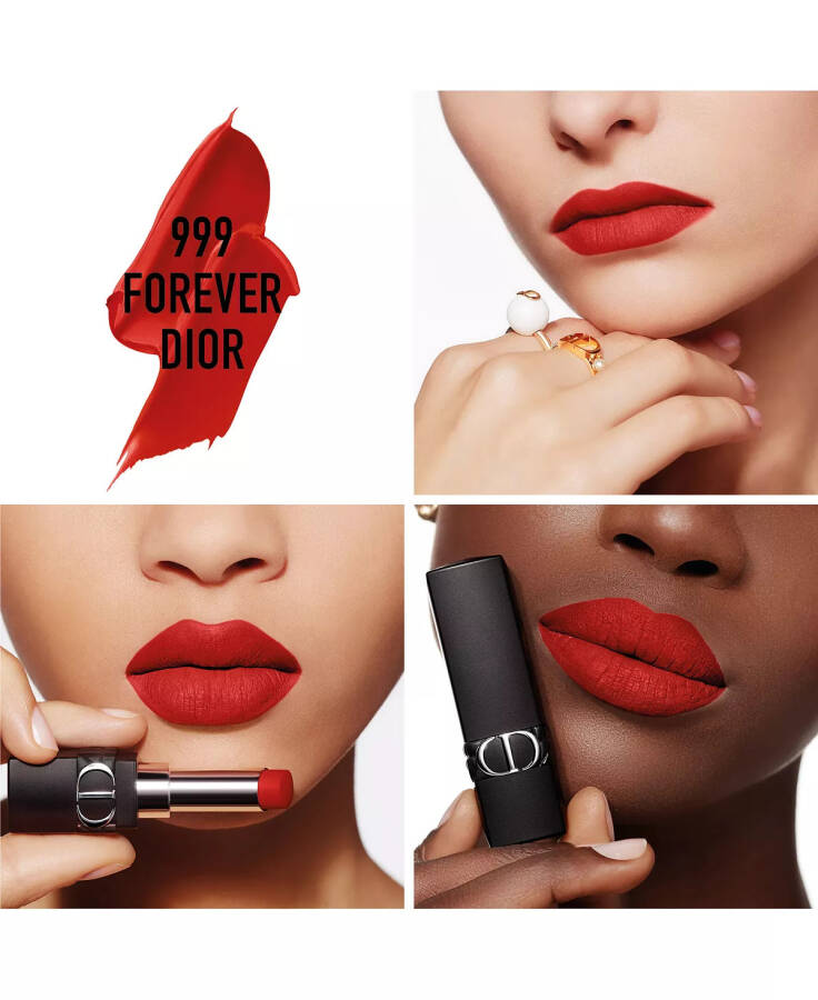 Rouge Dior Forever Aktarım Geçirmez Ruj 999 Forever Dior (Efsanevi Dior Kırmızısı) - 3