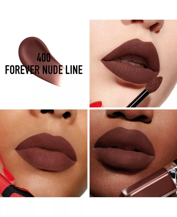 Rouge Dior Forever Sıvı Ruj 400 Forever Nude Line - 3