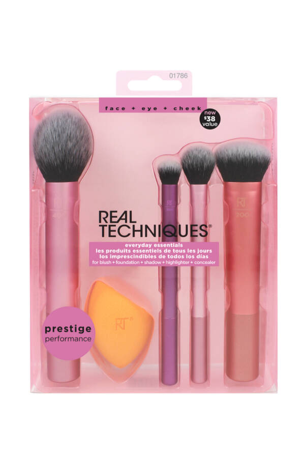 Rt-1786 Everyday Essentials Makeup Brush Set - 3