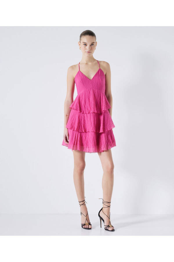 Ruffle mini dress - 6