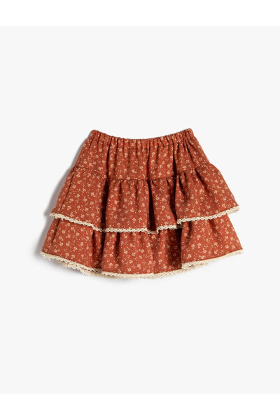 Ruffle Skirt with Elastic Waist - 10