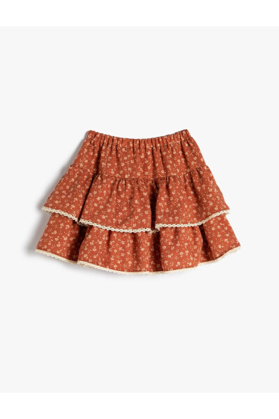 Ruffle Skirt with Elastic Waist - 11