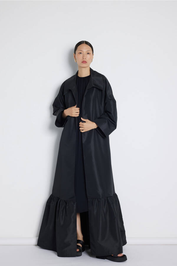 Ruffled Kaftan Black - 1