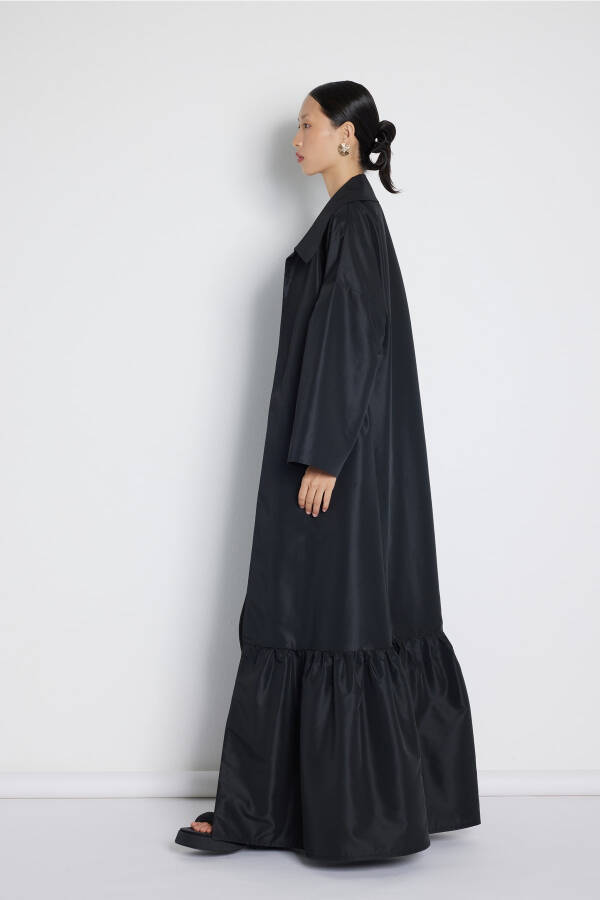 Ruffled Kaftan Black - 2