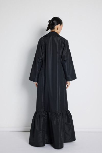 Ruffled Kaftan Black - 6