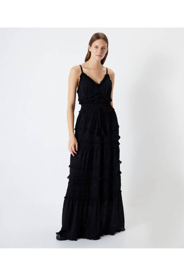 Ruffled maxi ko'ylak - 27