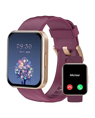 RUIMEN Smart Watches for Women Men (Answer/Make Calls) Compatible with iPhone/Android Phones, 1.85