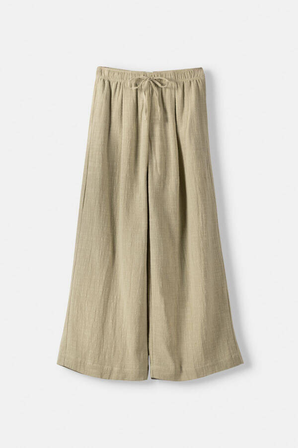 Rustic Wide Leg Pants - 3