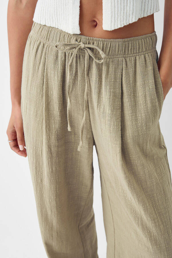 Rustic Wide Leg Pants - 5