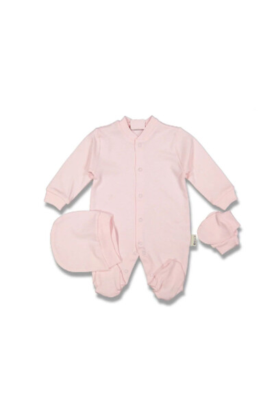 's Baby Girl Mittens Jumpsuit - 2