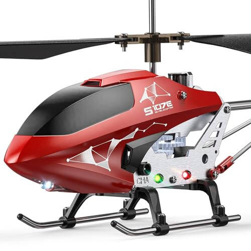 S107H-E RC Helicopter with Altitude Hold, 3.5 Channel, Gyro Stabilizer - For Kids and Beginners - 1