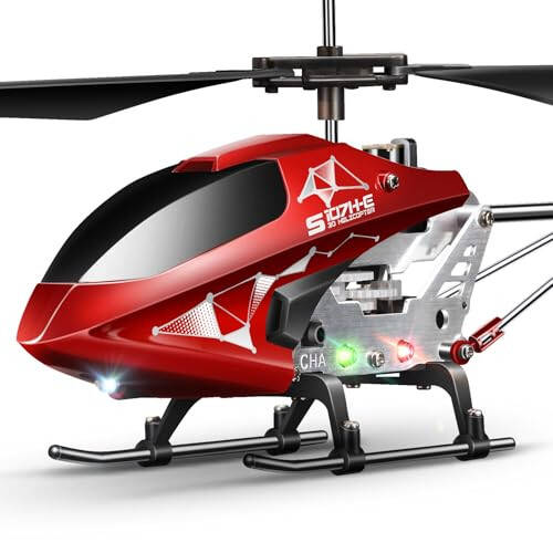 S107H-E RC Helicopter with Altitude Hold, 3.5 Channel, Gyro Stabilizer - For Kids and Beginners - 5