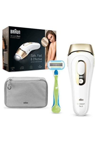 S9711/31 Wet & Dry Electric Shaver and Braun Silk Expert Pro5 Pl5014 IPL Laser Hair Removal Set - 3