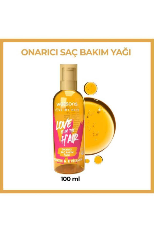 Saç Bakım Yağı Keratin 100 ml - 3