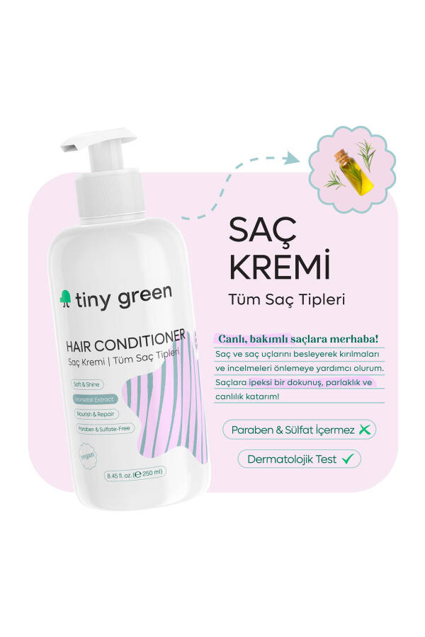 Saç Kremi Tüm Saç Tipleri 250 ml - 9