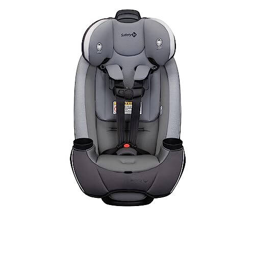 Safety 1st Crosstown All-in-One Convertible Car Seat, Rear-Facing 5-40 pounds, Forward-Facing 22-65 pounds, and Belt-Positioning Booster 40-100 pounds, Seal - 3