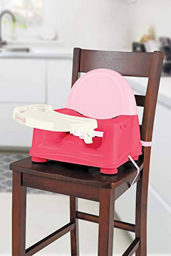 Safety 1st Easy Care Swing Tray Feeding Booster, Coral Crush, One Size - 1